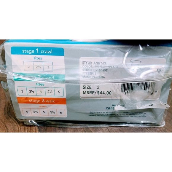 Carters every step stage 1 crawl size 2 - Picture 4 of 6